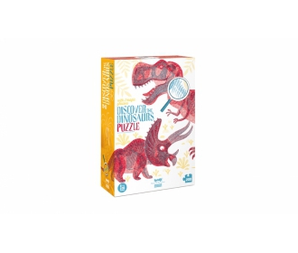 Londji  -  Puzzle i gra Odkryj Świat Dinozaurów 200 elementów