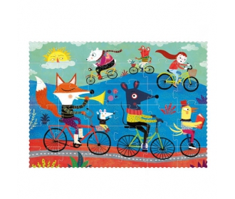 Londji  -  Puzzle dla Dzieci  -  na Rowerach Bicicletta