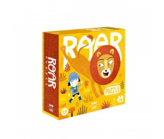 Londji  -  Puzzle dla Dzieci Roar  -  Dzikie Zwierzęta, 36 el.