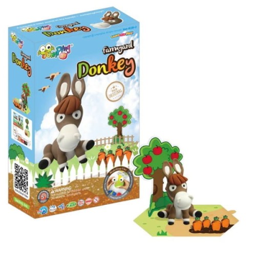 JumpingClay - Jumping Clay | Zestaw Kreatywny Farma  -  Osiołek