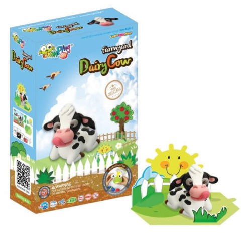 JumpingClay - Jumping Clay | Zestaw Kreatywny Farma  -  Krówka