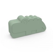 Done by Deer - Done by Deer Pudełko Lunchbox Croco Green