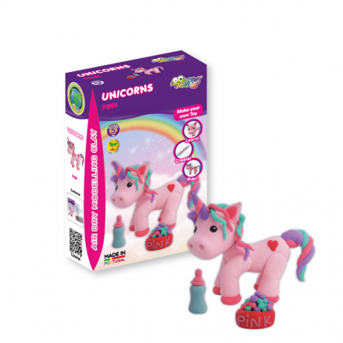 JumpingClay - Jumping Clay | Zestaw Kreatywny Jednorożec  -  Pink