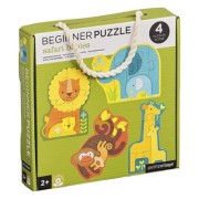 Petit Collage  -  Pierwsze Puzzle  -  Safari Baby