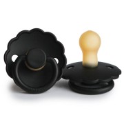 Frigg           -           Smoczek  z Naturalnego Kauczuku Daisy Kauczuk Jet Black  -           Rozmiar 0         -         6m