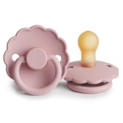Frigg        -        Smoczek  z Naturalnego Kauczuku Daisy Kauczuk Baby Pink   -        Rozmiar 0      -      6m