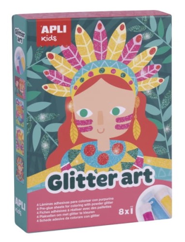 Apli Kids - Zestaw Artystyczny z Brokatem Apli Kids