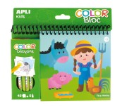 Apli Kids - Kolorowanka z Kredkami Apli Kids  -  Farma