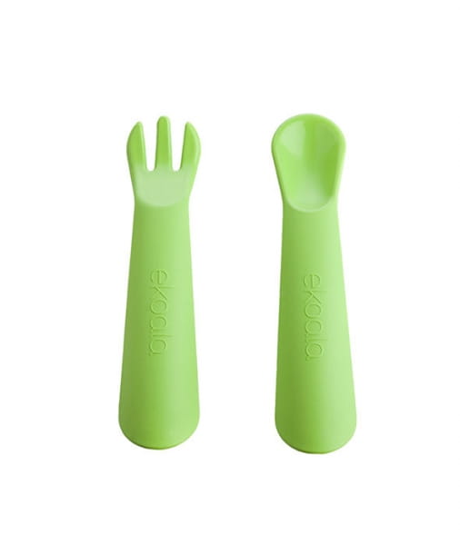 Ekoala  -  Zestaw Sztućców  -  100% Bioplastik (zielony)