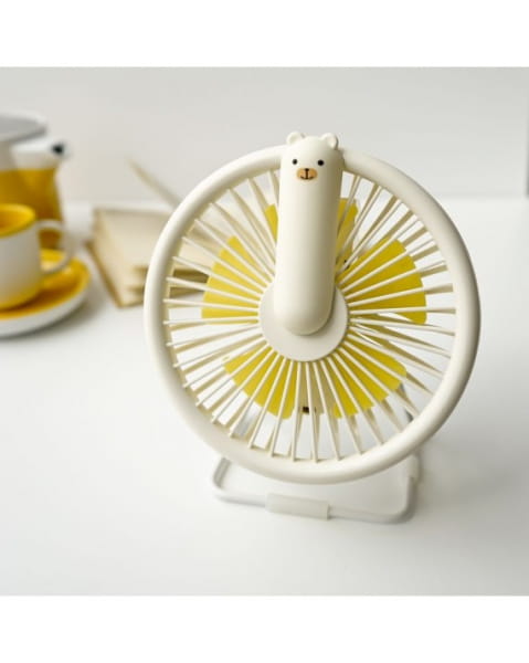 Rabbit &amp; Friends  -  Wiatraczek Lampka Miś  -  Kremowy