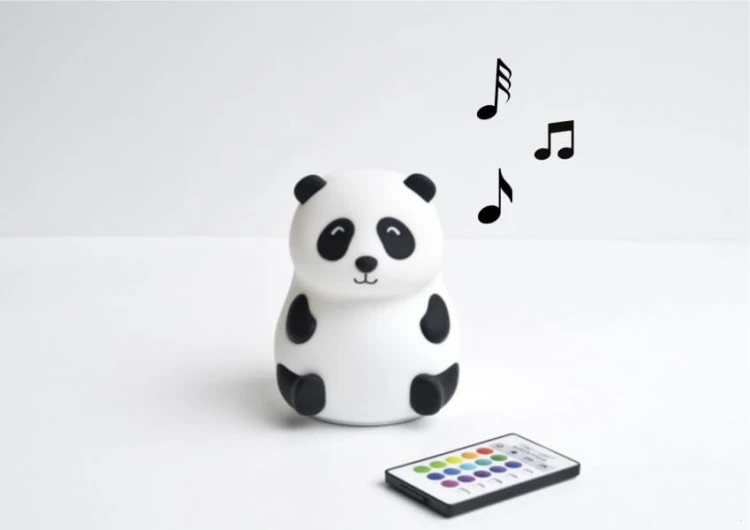 Rabbit&amp;Friends - Lampka Panda z Głośniczkiem