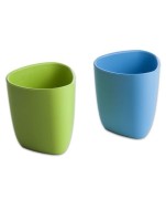 Ekoala  -  Kubki z Bioplastiku, Zielony + Niebieski, 4m+, 2 Szt.