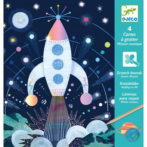 Djeco     -    Wydrapywanka Kosmos Dj09727