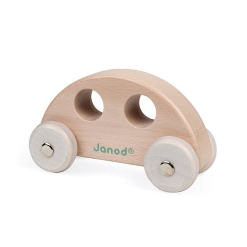 Janod    -    Samochód Drewniany Sweet Cocoon Auto Osobowe Naturalny