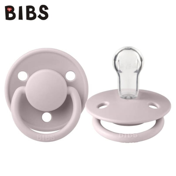 BIBS - Bibs de Lux Pink Plum Smoczek Uspokajający Silikonowy One Size
