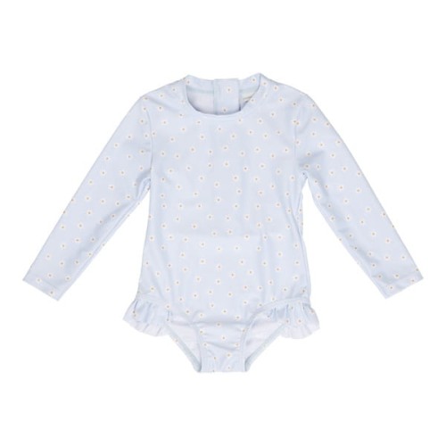 Little Dutch - Little Dutch Swimsuit z Rękawami Daisy Blue 98/104 Daisy Cl80881140