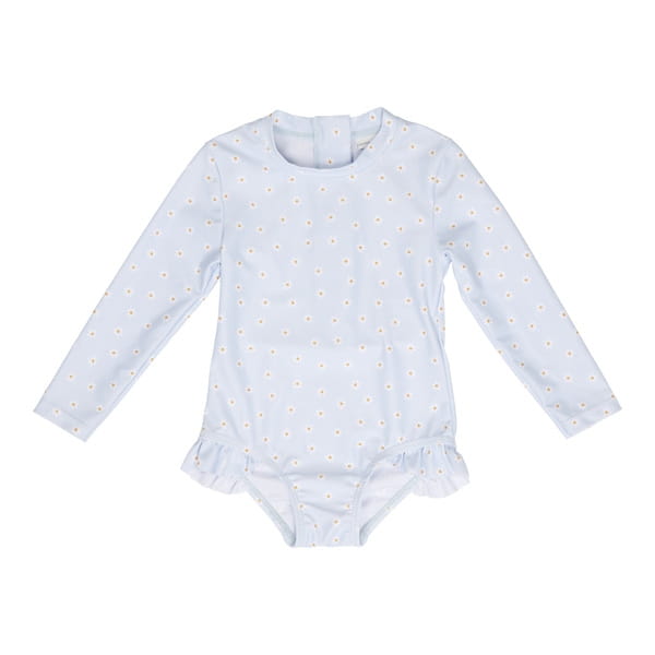 Little Dutch - Little Dutch Swimsuit z Rękawami Daisy Blue 98/104 Daisy Cl80881140