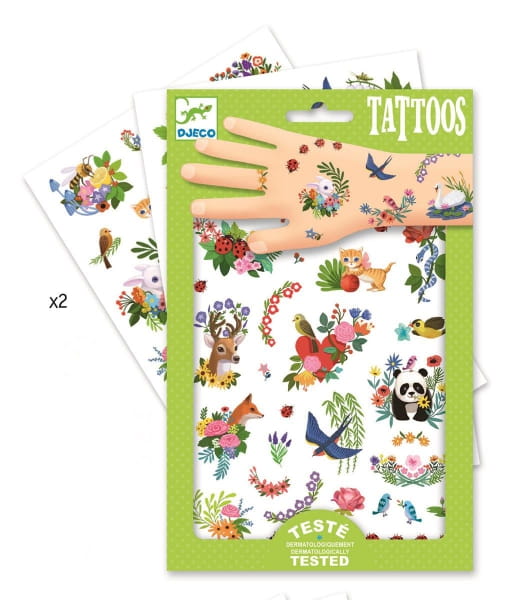 Djeco                                                 -                      Tatuaże Wesoła Wiosna Dj09591