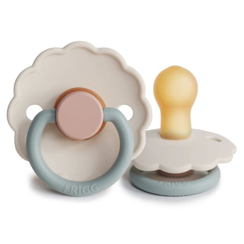 Frigg    -    Smoczek  z Naturalnego Kauczuku Daisy Kauczuk Cotton Candy    -    Rozmiar 0  -  6m