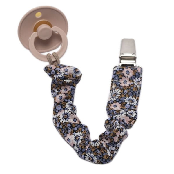pom pom - Pom Pom  -  Zawieszka do Smoczka Pacifier Holder Boho Flo Blue