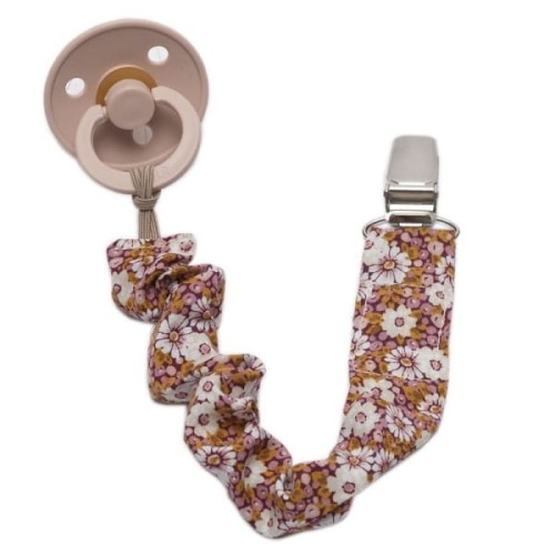 pom pom - Pom Pom  -  Zawieszka do Smoczka Pacifier Holder Boho Flo Rust