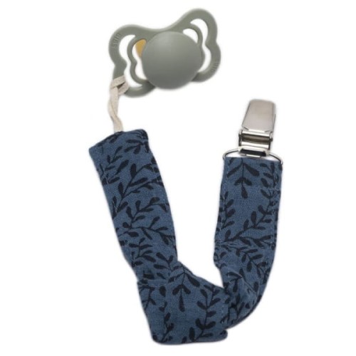 pom pom - Pom Pom  -  Boho Leaf Zawieszka do Smoczka Pacifier Holder Jeans