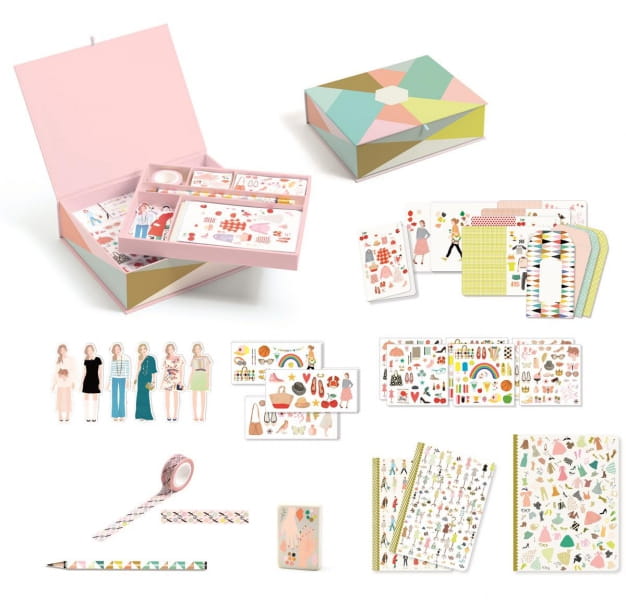 Djeco         -        Kuferek z Zestawem Papierniczym Tinou Dd03501