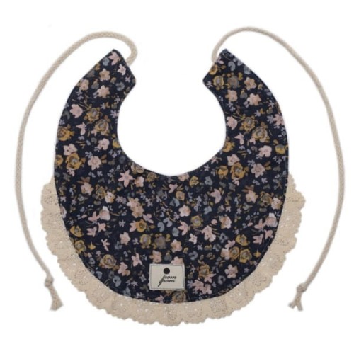 pom pom - Pom Pom  -  Boho Śliniaczek Ozdobny  Flopi Navy