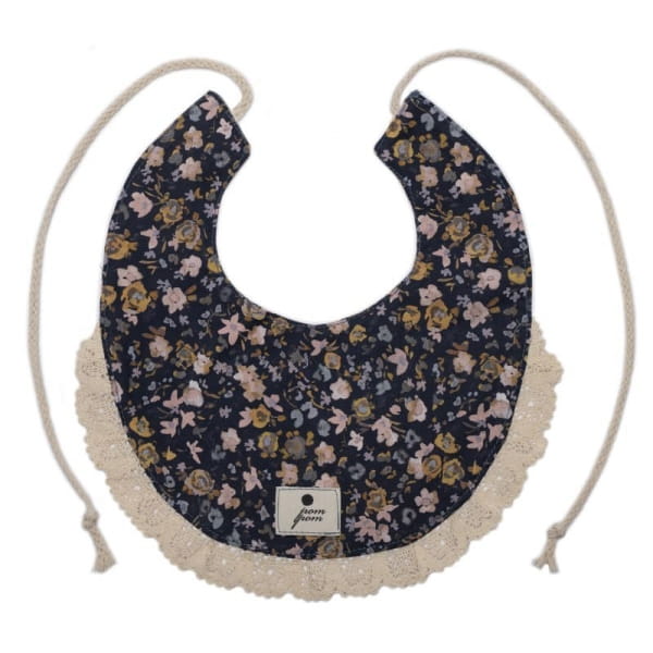 pom pom - Pom Pom  -  Boho Śliniaczek Ozdobny  Flopi Navy