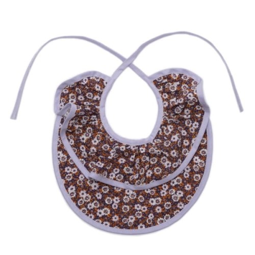 pom pom - Pom Pom  -  Śliniaczek Ozdobny Boho Flo Chocolate