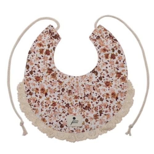 pom pom - Pom Pom  -  Boho Śliniaczek Ozdobny  Flopi Cognac