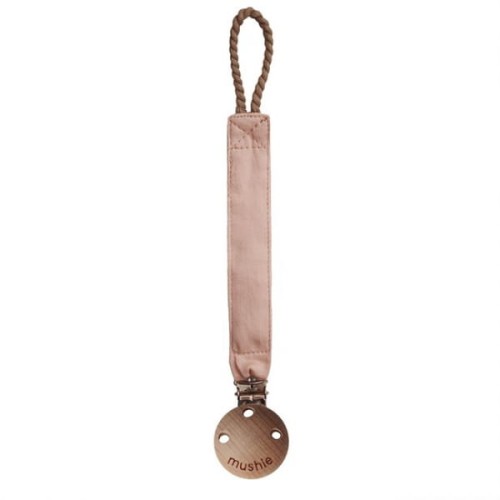 Mushie   -   Zawieszka Materialowa na Smoczek Blush