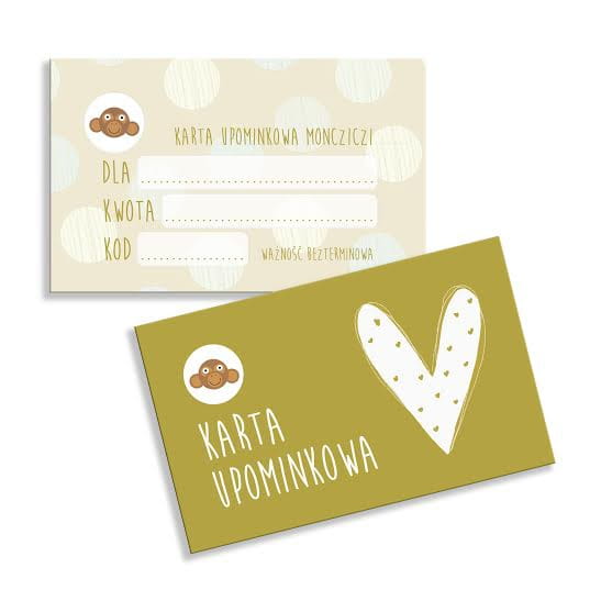 Moncziczi  -  Karta Upominkowa bon podarunkowy 250 zł