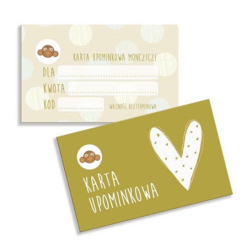 Moncziczi  -  Karta Upominkowa bon podarunkowy 200 zł