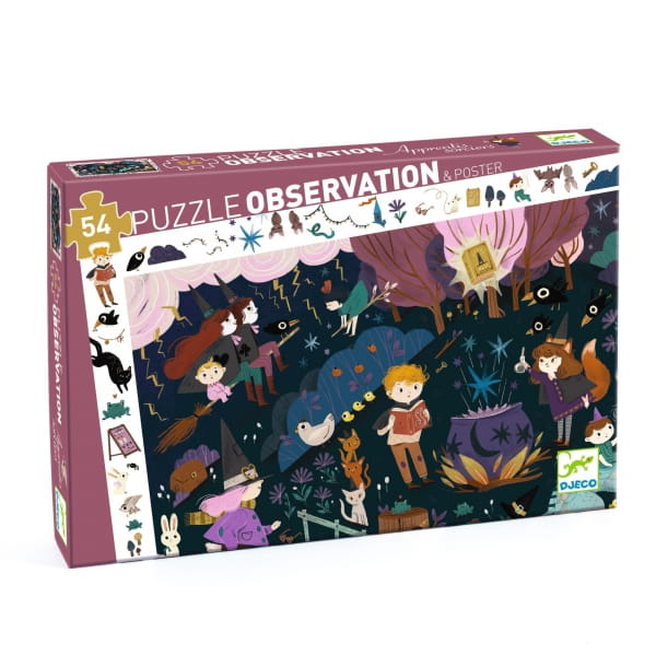 Djeco             -             Puzzle Uczniowie Czarnoksiężnika  -  54 Elementów Dj07565