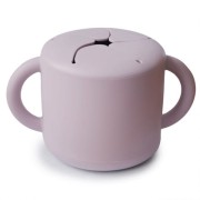 Mushie      -       Kubek Niewysypek na Przekąski Snack Soft Lilac
