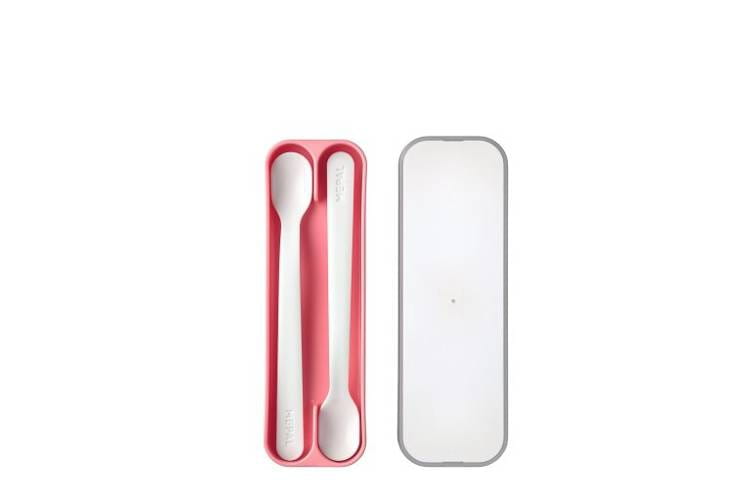 Little Dutch - Little Dutch Zestaw 2 Łyżeczek Treningowych Mio Pink 108032078400