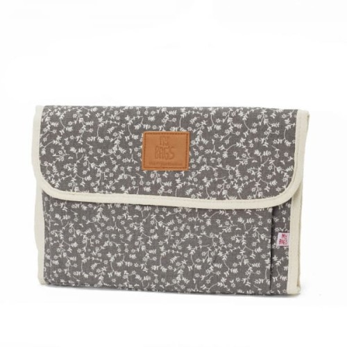 MY BAG'S - My Bag's Przewijak Podróżny my Liberty Flowers Dark Grey