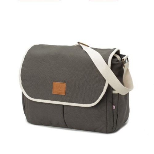 MY BAG'S - My Bag's Torba do Wózka Flap Bag Happy Family Grey