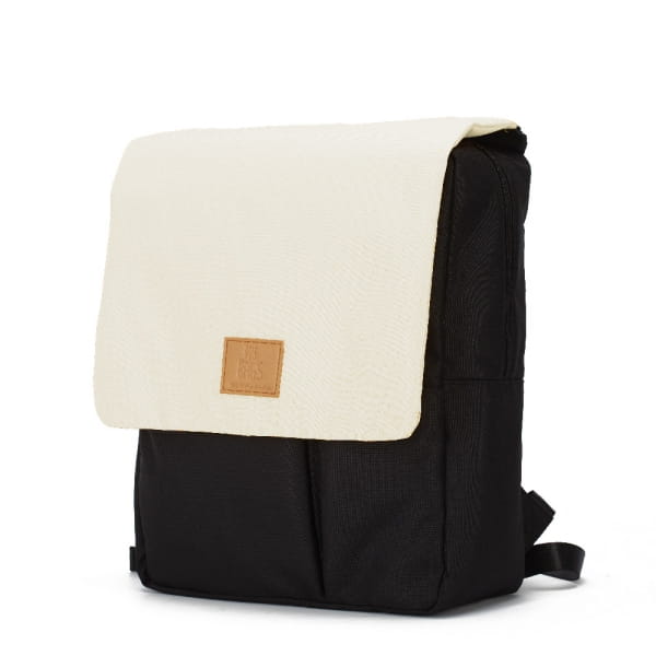 MY BAG'S - My Bag's Plecak Reflap Eco Black/cream