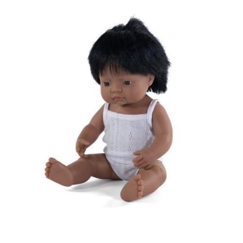 Miniland        -        Lalka Miniland Doll Chłopiec Latynos   38cm