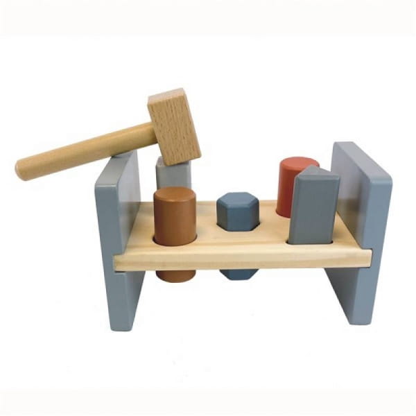 Egmont Toys® - Drewniana Przebijanka  -  Sorter z Młotkiem | Egmont Toys®