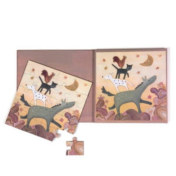 Egmont Toys® - Puzzle Magnetyczne Muzykanci z Bremy | Egmont Toys®
