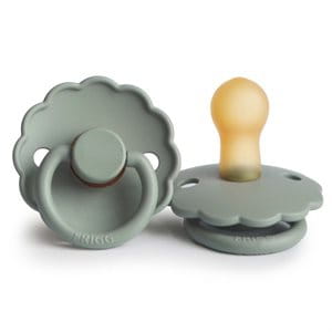 Frigg        -        Smoczek  z Naturalnego Kauczuku Daisy  Sage    -   Rozmiar 0  -  6m