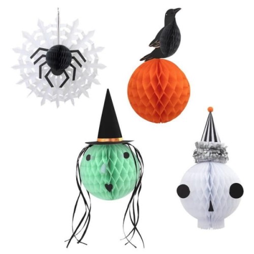 Meri Meri - Meri Meri  -  Dekoracja Bibułowa Halloween  Heads