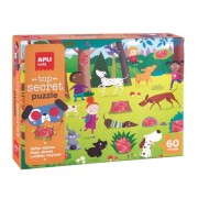 Apli Kids - Puzzle z Magicznymi Okularami Apli Kids  -  Psy 4+