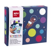 Apli Kids - Zestaw z Naklejkami Apli Kids  -  Lot na Księżyc