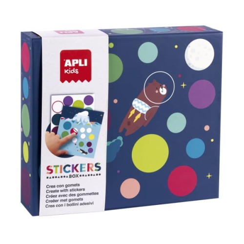 Apli Kids - Zestaw z Naklejkami Apli Kids  -  Lot na Księżyc