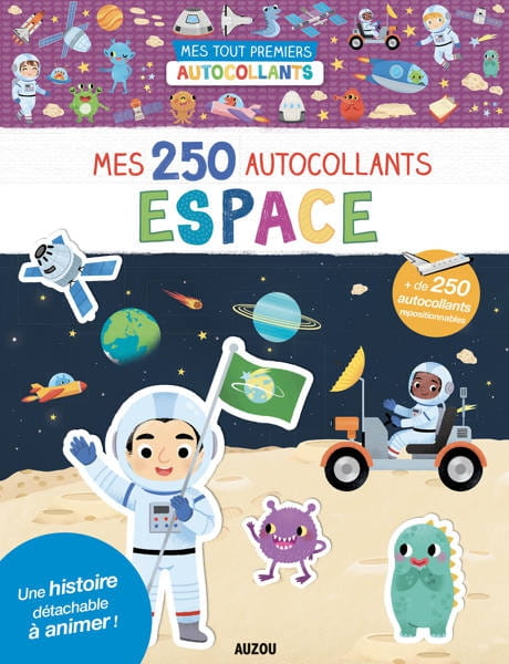 Auzou - Zeszyt z Naklejkami w Kosmosie 3+ 82764