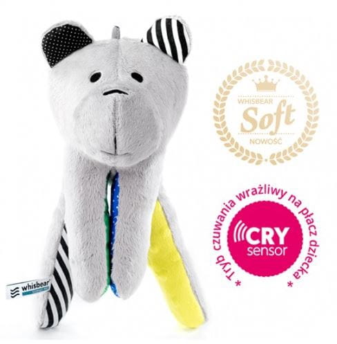 Whisbear Soft  -  Szumiący Miś z Funkcją Crysensor Cytryna